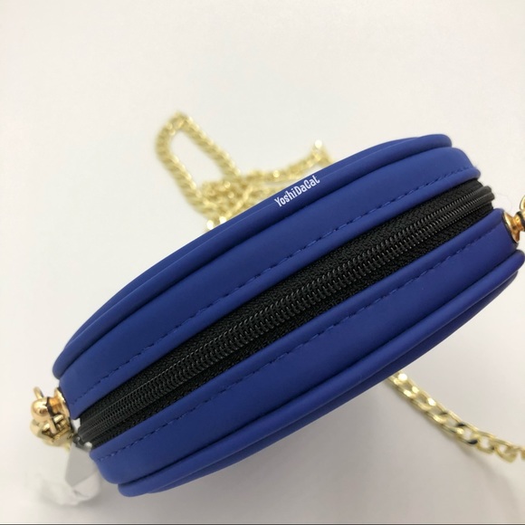 🆕 Dior Beauty Cosmetic Pouch to Crossbody Bag Purse Case, Blue Round Circle New - Picture 6 of 10